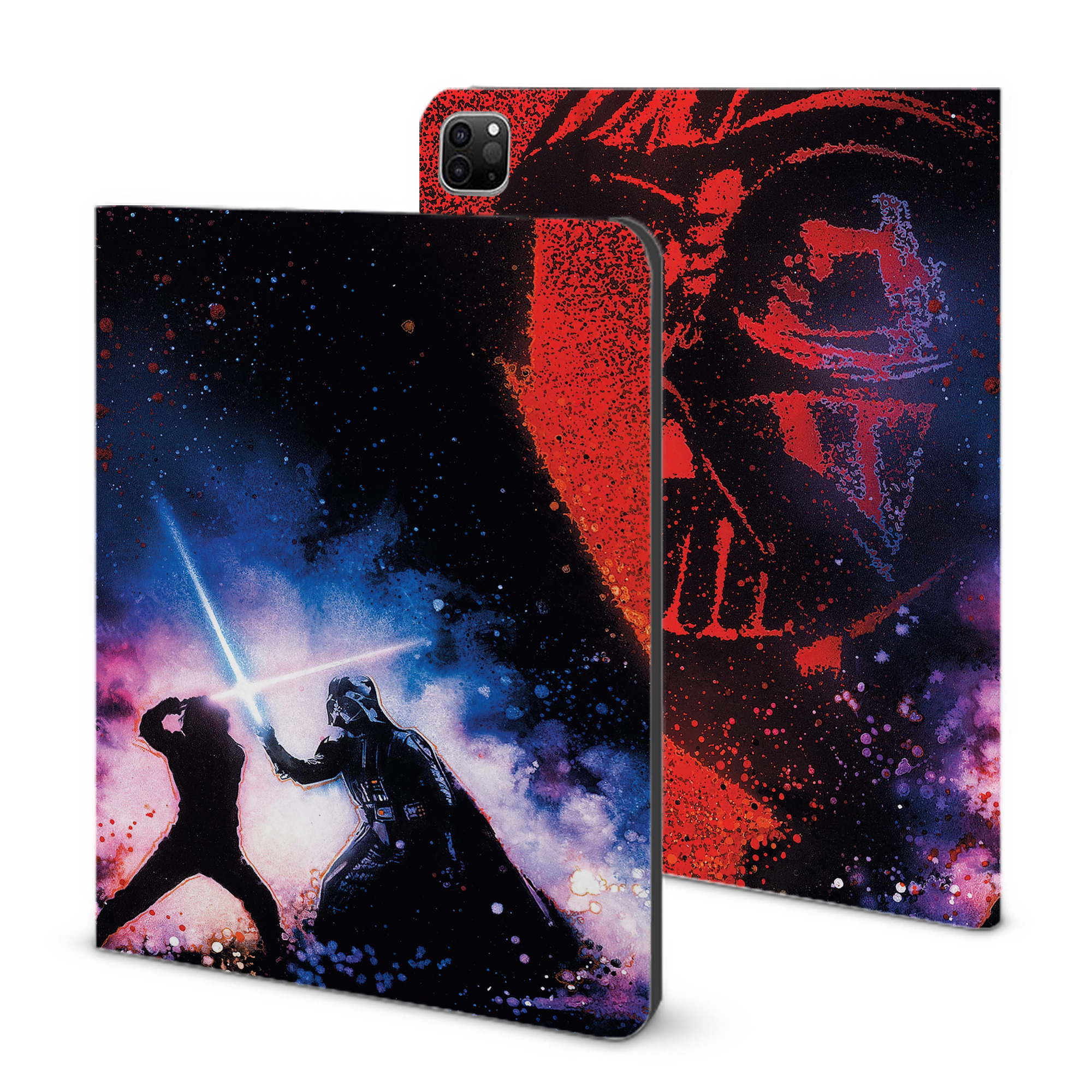 （画像用） スター・ウォーズ Star Wars IPad ケース ブック型 PUレザー TPU 耐衝撃 軽量 薄型 ペン収納なし 全面保護 IPad 各モデル対応